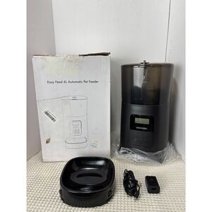 PETLIBRO Easy Feed 6L Automatic Pet Feeder Black‎ Used Tested Working